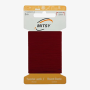 Gummiband burgunderrot