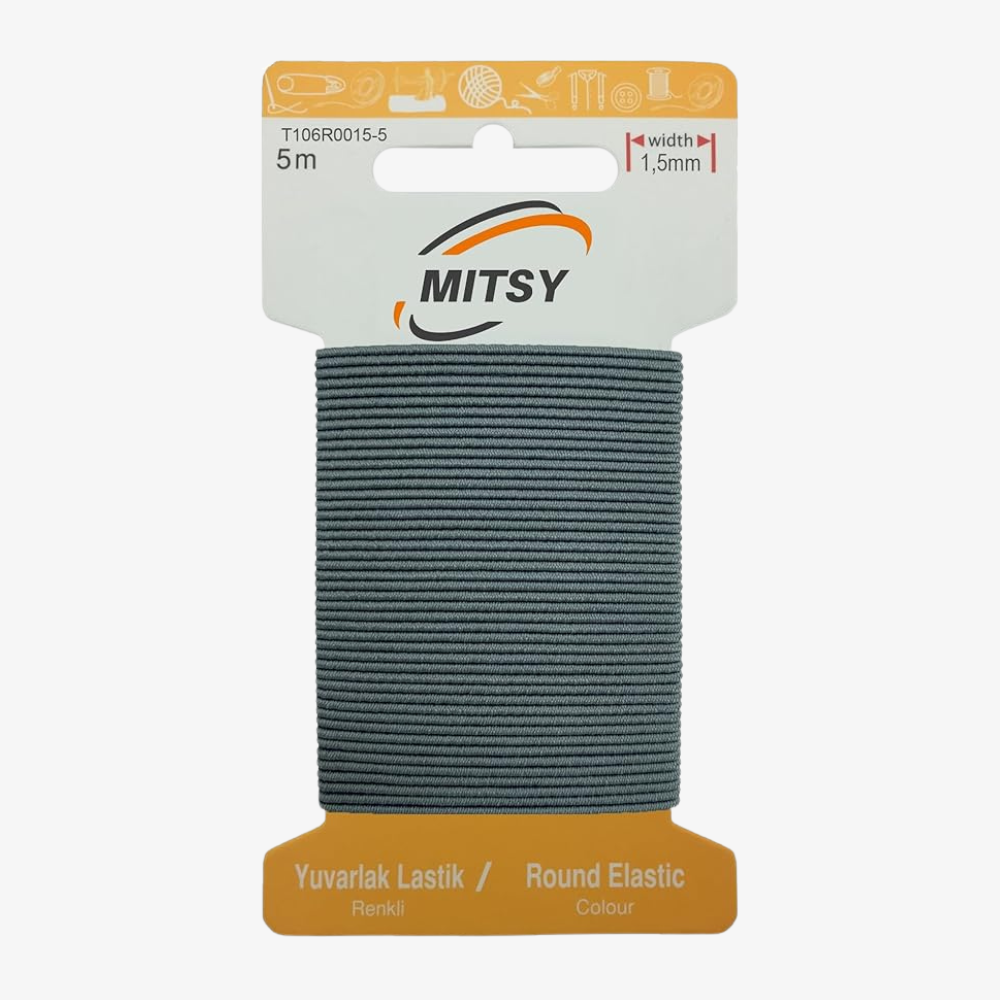Gummiband grau
