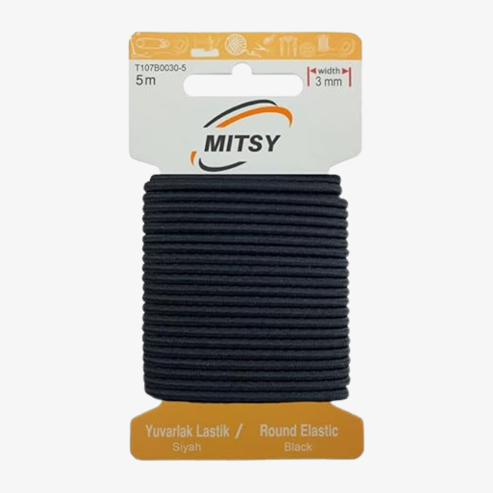 Gummiband schwarz