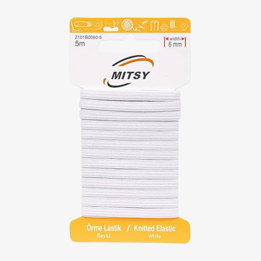 Gummiband weiß