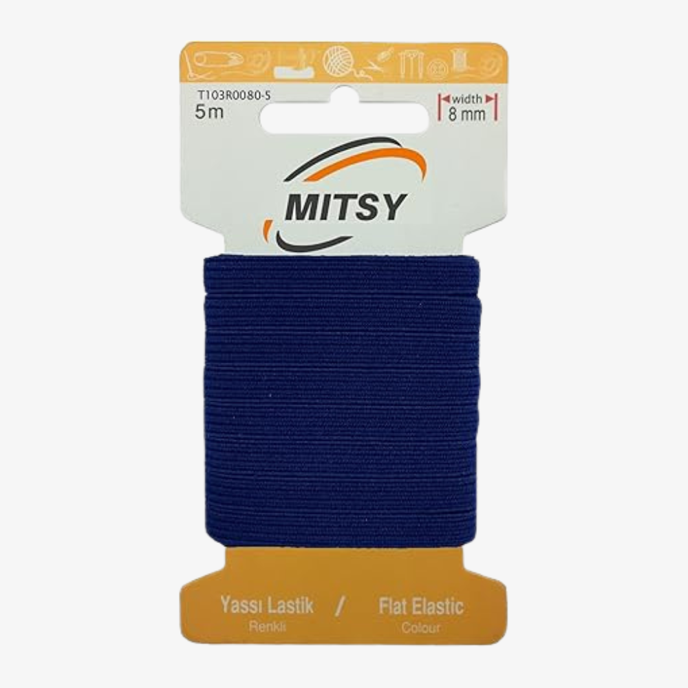 Gummiband marineblau